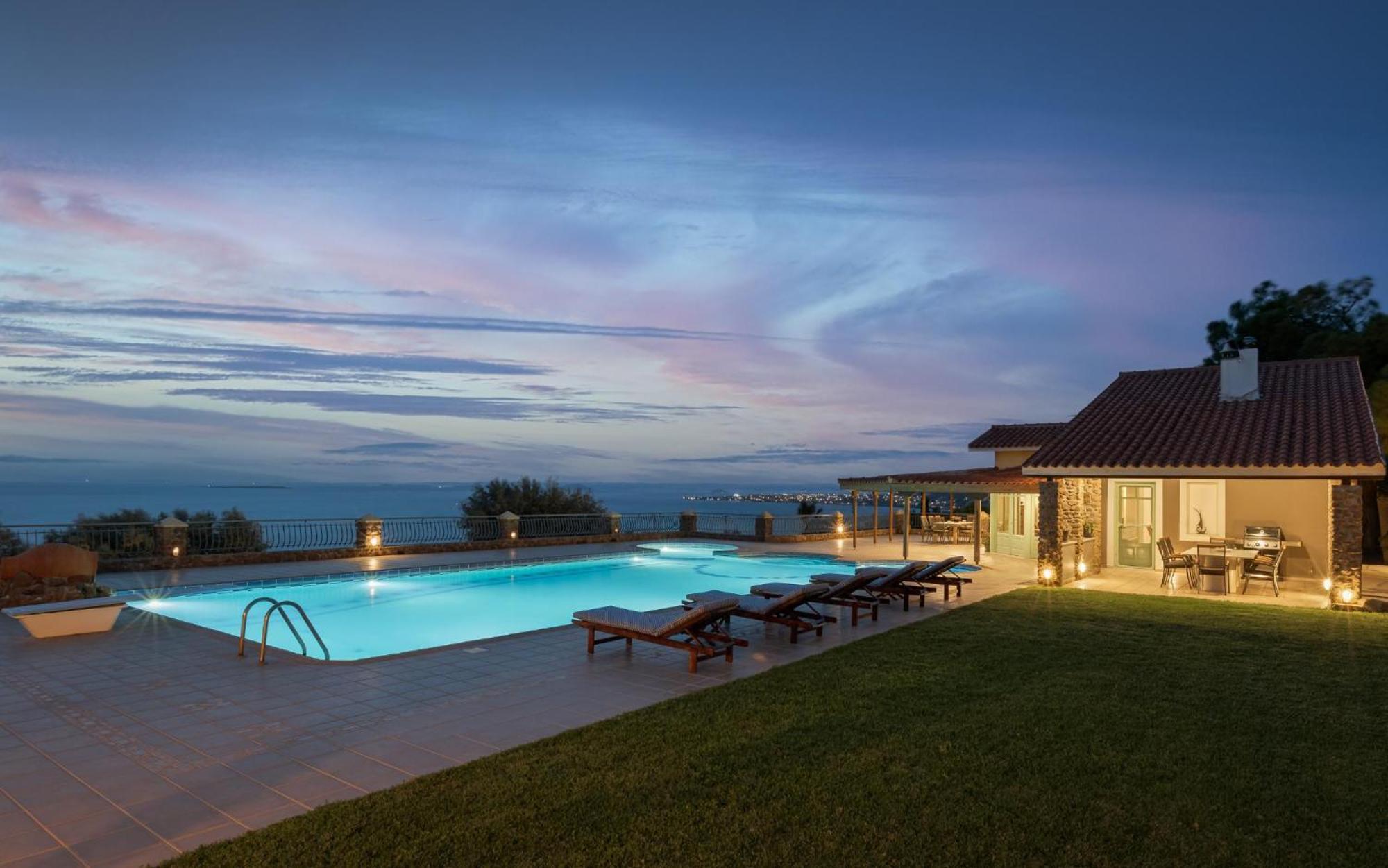 Aelia & Melitta Villas Perdika  Exteriér fotografie