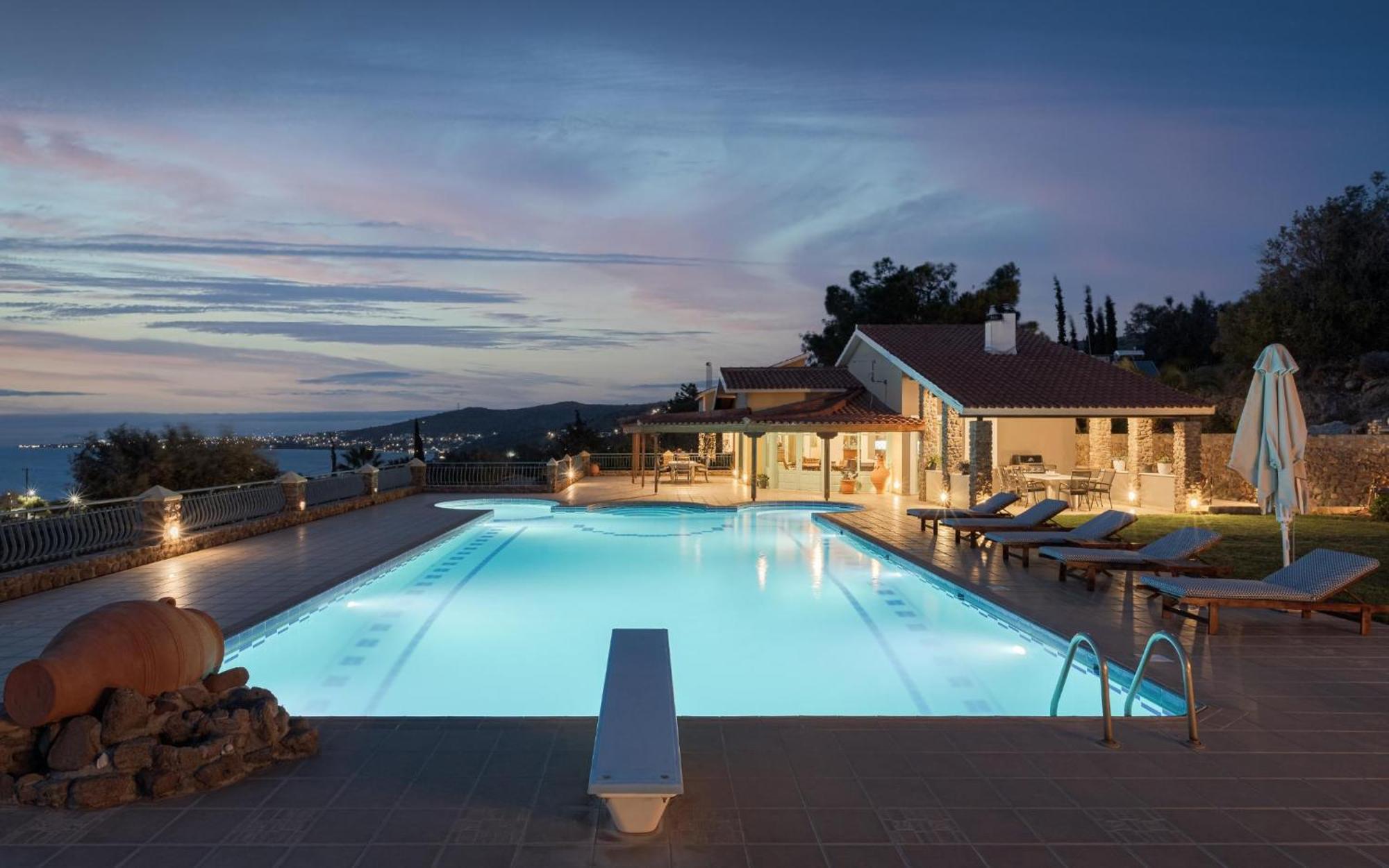 Aelia & Melitta Villas Perdika  Exteriér fotografie